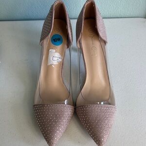 Jessica Carlyle Blush Studded Heels Size 10